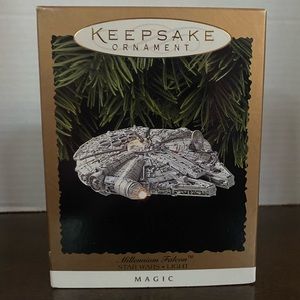 Collectible Hallmark Star Wars Millennium Falcon 1996 Ornament